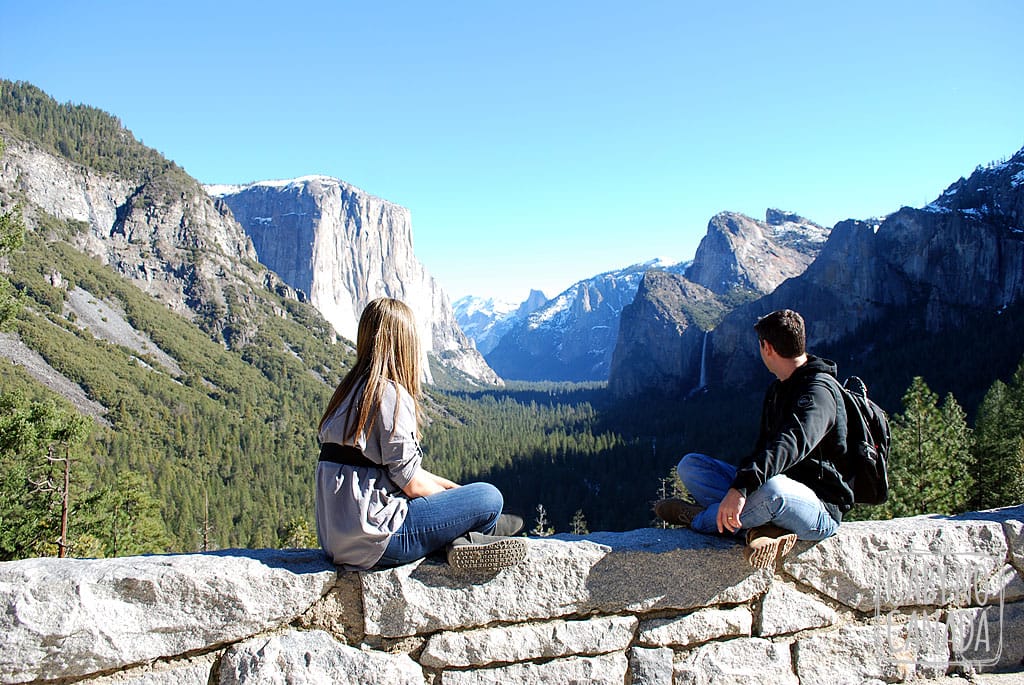 Visão de tirar o fôlego no Yosemite Park