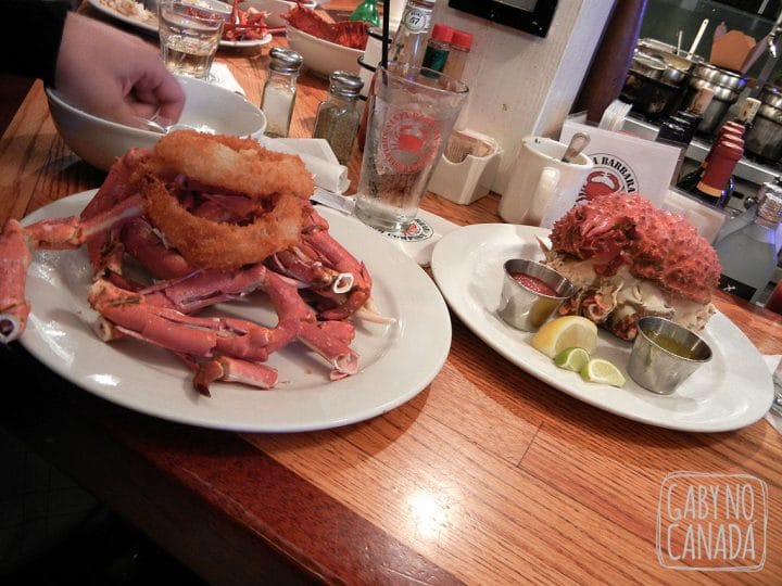 Os 4,5 pounds de Caranguejo Gigante que o Ju comeu
